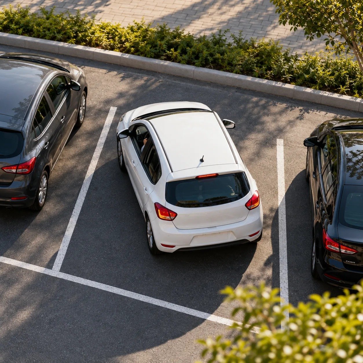 Situações da rotina, manobras e estacionamento